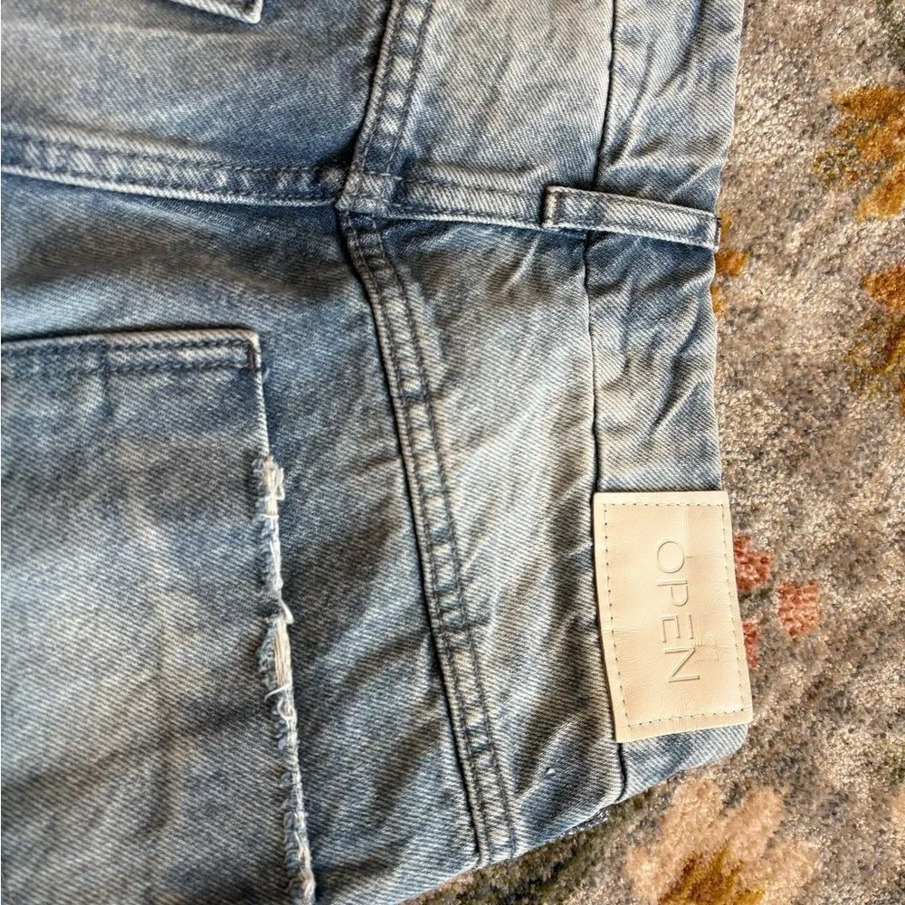OPEN Brazilian Brazil Classic Denim Straight Leg Jeans US 2